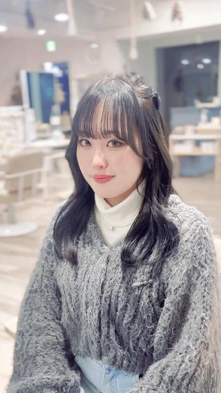 ロング カラー suzuka/透明感 カラー 美髪縮毛矯正のヘアスタイル