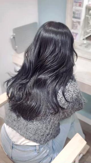 ロング カラー suzuka/透明感 カラー 美髪縮毛矯正のヘアスタイル