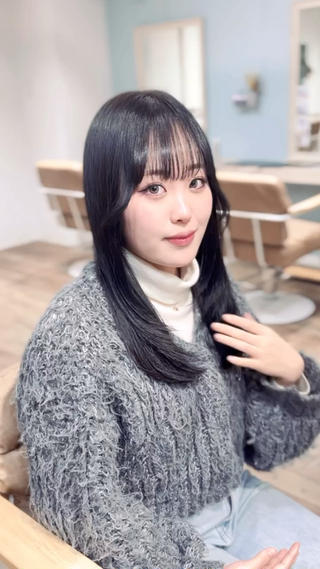 ロング カラー suzuka/透明感 カラー 美髪縮毛矯正のヘアスタイル