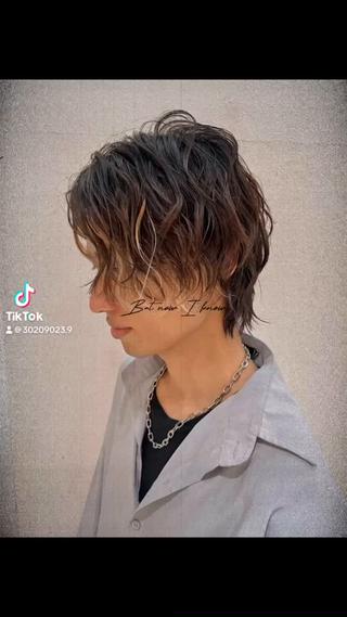 パーマ メンズ メンズパーマ特化型 /京橋/栗野京弥のヘアスタイル