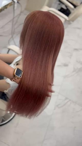 ロング カラー カラー特化/髪質 改善/つのーか🩶‪のヘアスタイル