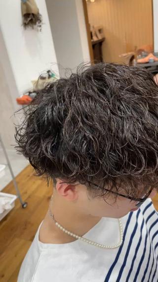 パーマ 角田 楓のヘアスタイル