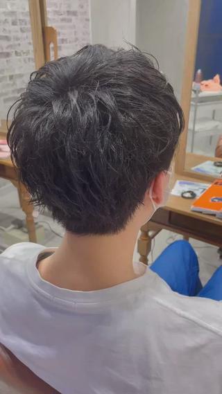 ショート メンズ 角田 楓のヘアスタイル