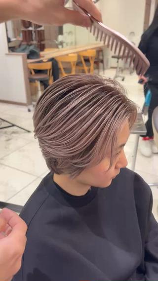 カラー メンズ 寺内 紳悟のヘアスタイル
