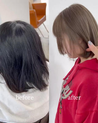 ミディアム 🥇近藤 恭輔🥇 Recharme新保のヘアスタイル