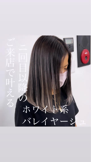 セミロング 🥇近藤 恭輔🥇 Recharme新保のヘアスタイル