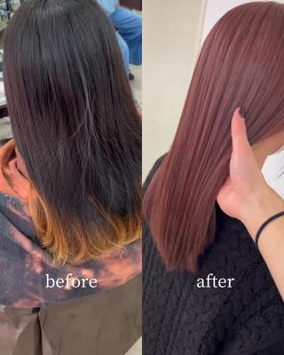 セミロング 🥇近藤 恭輔🥇 Recharme新保のヘアスタイル