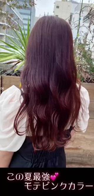 ロング 透明感カラー名駅 名駅みゆのヘアスタイル