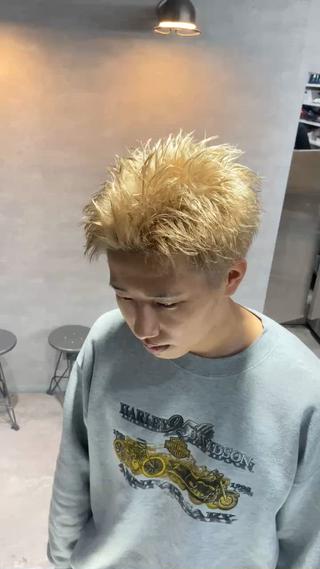 ショート カラー メンズ 波巻き/サーフカール 🌊吉野裕稀のヘアスタイル