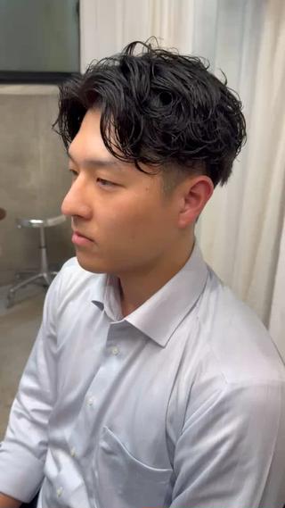 ショート パーマ メンズ メンズカット/パーマ /amy.下村透依のヘアスタイル