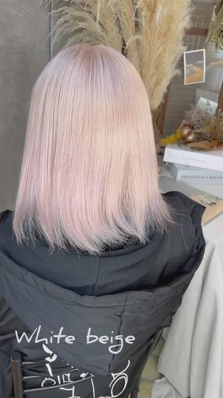 ミディアム エクステ・髪質改善・ ブリーチ・吉田大介のヘアスタイル