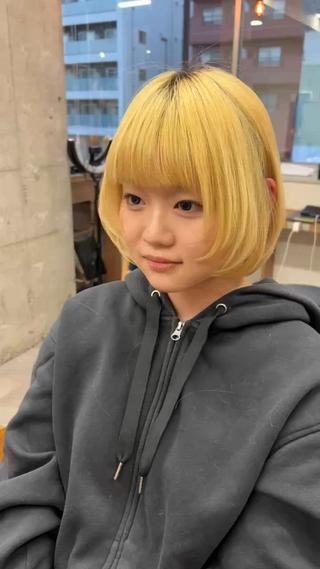 ショート カラー 似合わせ専門/透明感 /大津優樹のヘアスタイル