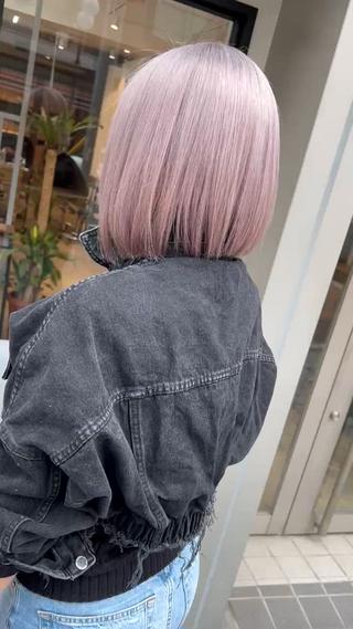 ショート カラー 似合わせ専門/透明感 /大津優樹のヘアスタイル