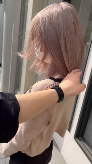 ショート カラー 似合わせ専門/透明感 /大津優樹のヘアスタイル