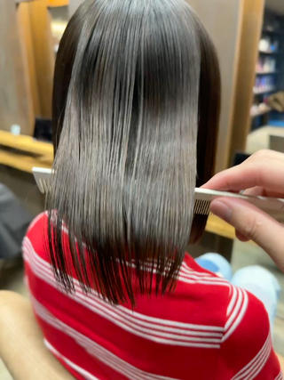 セミロング カラー 似合わせ松本 容政のヘアスタイル