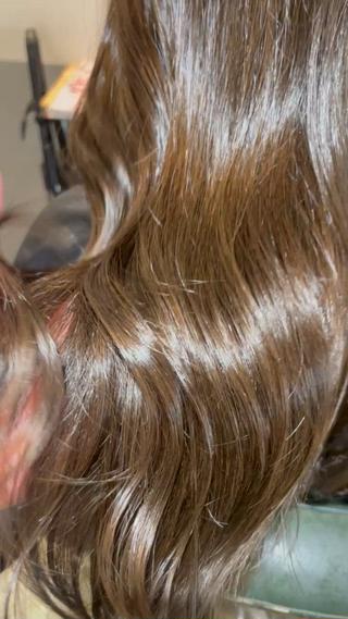 セミロング 田中 志織のヘアスタイル