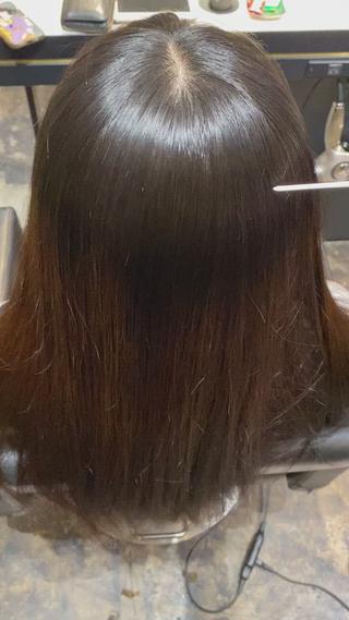 サラサラすぎて見とれちゃいます 