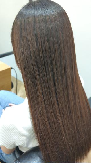 ロング カラー ✨METEO導入店✨ 髪質改善×縮毛矯正のヘアスタイル