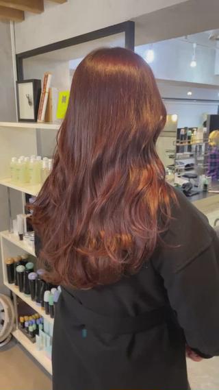 レイヤーを入れることで、纏まりを出して、巻くと動きやすくなります！ 