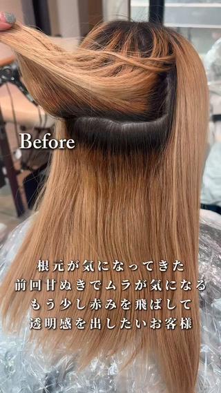 ロング カラー Qin Shaire salon所属・SHONOSUKE/ 原宿/ハイトーン特化のヘアスタイル