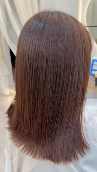 地毛風縮毛矯正️
ピンピンな質感が苦手な方にオススメです 