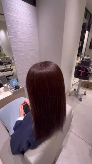 ロング 髪質改善/ブリーチ 特化🧡‬‪田中颯士のヘアスタイル