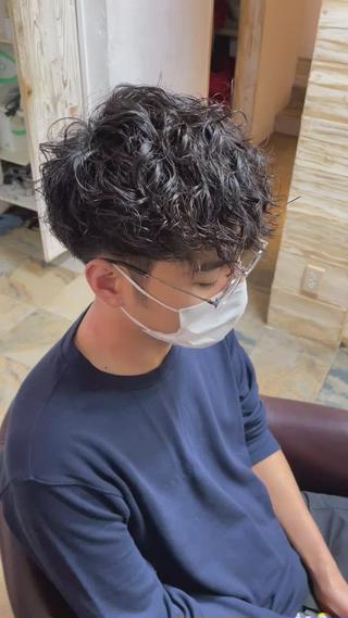 ショート メンズ 🌞メンズパーマ ONOE💈のヘアスタイル