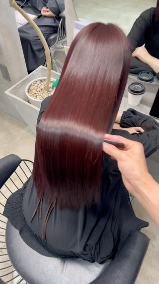 ロング カラー etora 渋谷所属・itaru/網紅ヘア 🇨🇳ケラチンTRのヘアスタイル