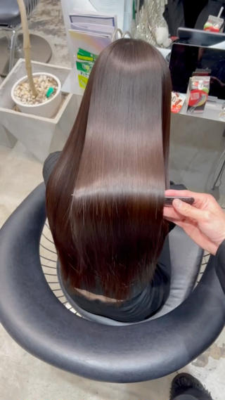 ロング カラー etora 渋谷所属・itaru/網紅ヘア 🇨🇳ケラチンTRのヘアスタイル