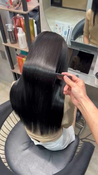 ロング カラー etora 渋谷所属・itaru/網紅ヘア 🇨🇳ケラチンTRのヘアスタイル