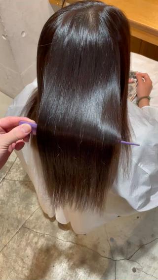 セミロング 👑美髪矯正 SORAのヘアスタイル