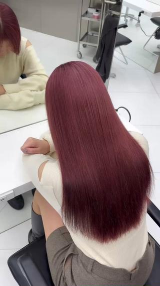 カラー Miyu’s所属・縮毛矯正特化 髪質改善辻良輝のヘアスタイル