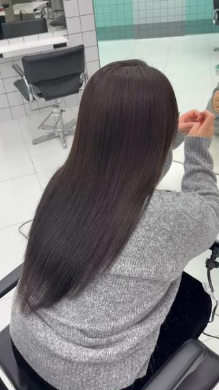 カラー Miyu’s所属・縮毛矯正特化 髪質改善辻良輝のヘアスタイル