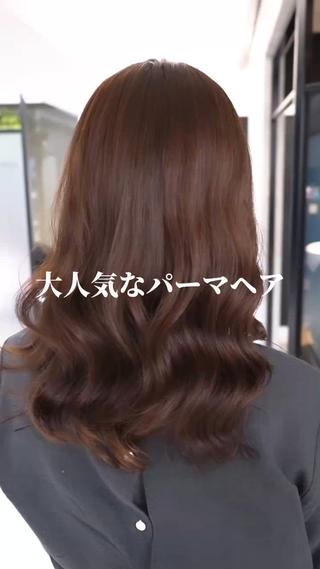 ロング カラー パーマ シェアサロン　salowin所属・✨ブリーチなし透明感 カラー🥇ユースケのヘアスタイル