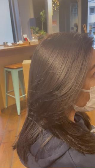 セミロング カラー パーマ 【美髪とカット】 AKIFUMIのヘアスタイル