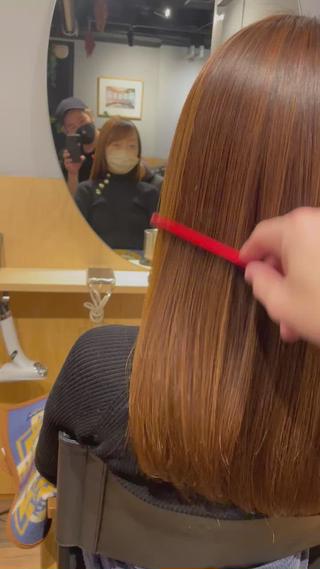 セミロング カラー パーマ 【美髪とカット】 AKIFUMIのヘアスタイル