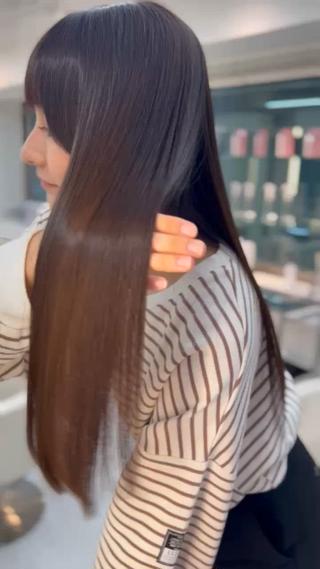 ロング カラー 💈髪質改善メニュー 佐藤 萌💈のヘアスタイル