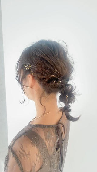 結べる長さのボブもアレンジいたします 