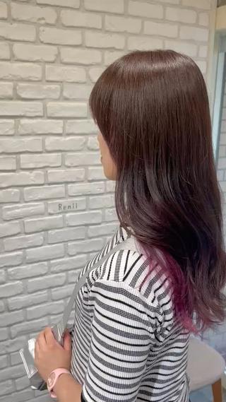 ロング ︎☀️はるき︎︎☀️ カラーモデル募集中✨のヘアスタイル