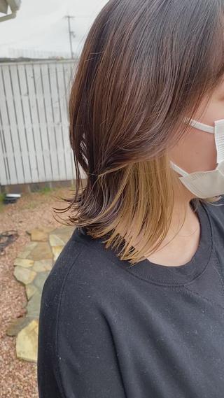 カラー 橋本 しゅうまのヘアスタイル