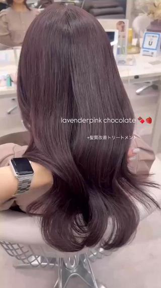 ロング カラー 美髪矯正/髪質改善/ 艶髪🤍伊藤梨紗のヘアスタイル