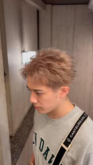 スパイキーショート
ミルクティーベージュ