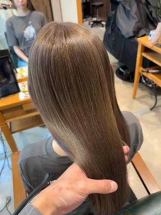 ロング 髪質改善/白髪ぼかし 笹沼 陸矢のヘアスタイル