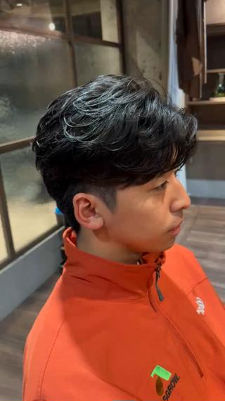 ショート パーマ メンズ メンズ/佐藤 恒輝のヘアスタイル