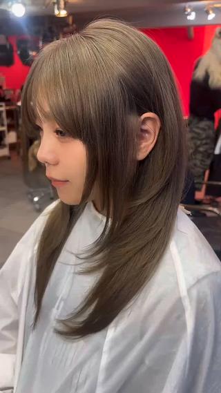カラー RiA🎀 @ria.o913_のヘアスタイル