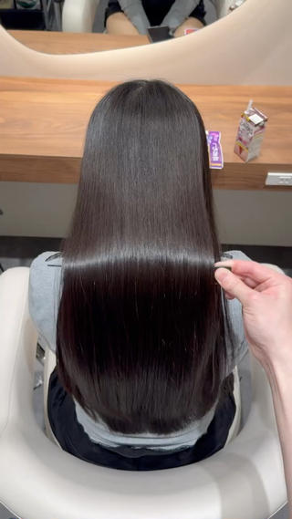 縮毛矯正艶髪 