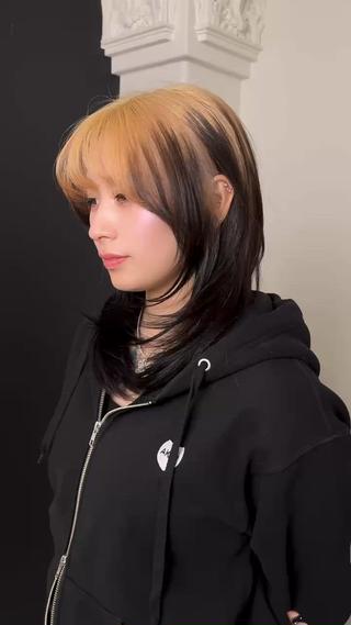 カラー RiA/髪質改善/ レイヤーカットのヘアスタイル