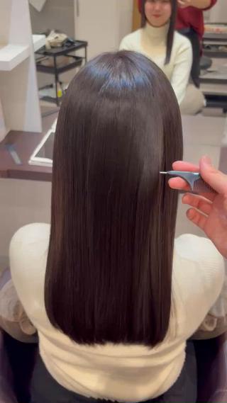 ロング 山下 ちひろのヘアスタイル