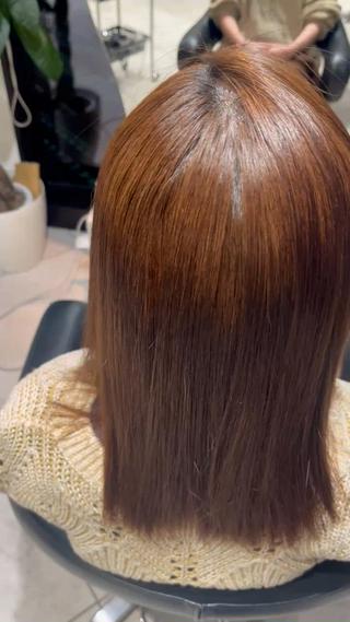 セミロング パーマ 🫧美髪縮毛矯正🫧 Haruのヘアスタイル