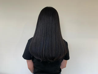 セミロング カラー 上川 美幸のヘアスタイル